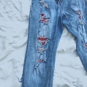 Hot kiss womens jeans upcycled